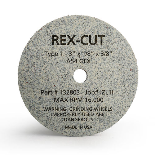 Muela de desbastado - 110603 - Rex-Cut Abrasives - de rectificado / de acabado / de botón