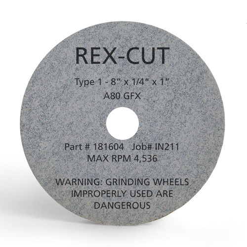 Muela de rectificado - 160303 - Rex-Cut Abrasives - de acabado / de desbastado / de botón