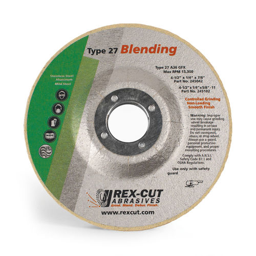 Muela de rectificado - 245051 - Rex-Cut Abrasives - de botón / de carburo de silicio / de óxido de aluminio