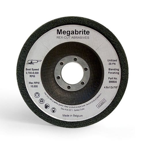 Muela de rectificado - Megabrite Type 27 - Rex-Cut Abrasives - de acabado / para pulido / de desbastado