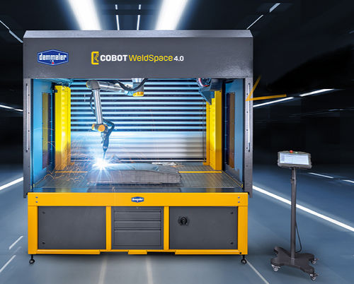 Máquina de soldar automática - COBOT WeldSpace 4. - DEMMELER - de chapas de acero / compacta / refrigerada por agua