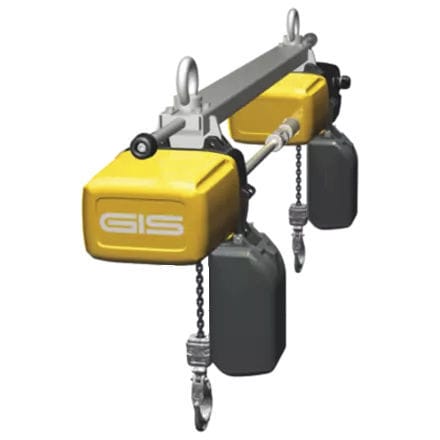 Polipasto de cadena eléctrico - GPS series - GIS AG - doble / reglable / sincronizado