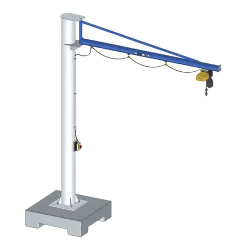 Grúa pluma de columna - GIS AG - 270° / de elevación / articulada