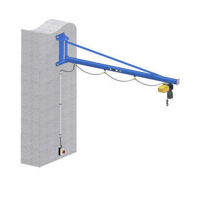 Grúa pluma de pared - GISKB - GIS AG - 180° / triangular / de elevación
