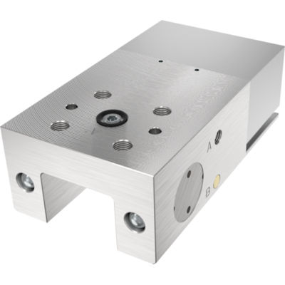 Elemento de apriete neumático - LKPS series - ZIMMER GROUP - de raíles / para guiado de perfil / de seguridad