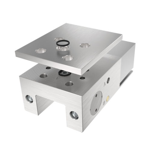 Elemento de apriete neumático - LKPS series - ZIMMER GROUP - de raíles / para guiado de perfil / de seguridad