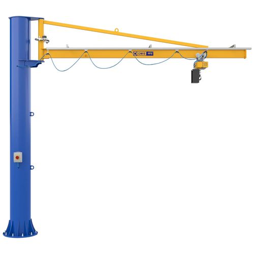 Grúa pluma de columna - C2T - OMIS - 270° / ergonómica / con control eléctrico