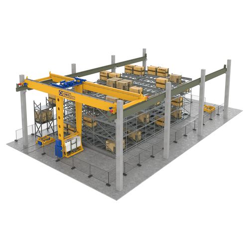 Almacén automático vertical - OMIS - horizontal / para cajas / para almacén