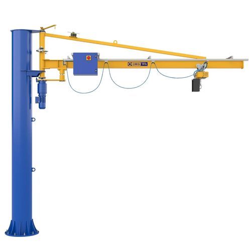 Grúa pluma de columna - C2TE - OMIS - 270° / con control eléctrico / eléctrica