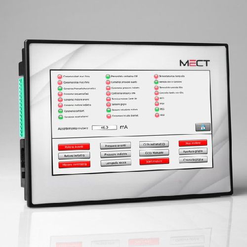 Autómata programable para montaje en panel - TPAC1008 03 - MECT SRL - entradas analógicas / entradas digitales / salidas digitales