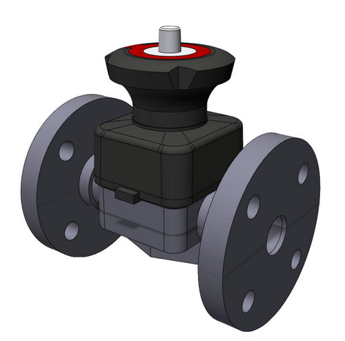 Válvula de membrana - MB01 - NieRuf Gmbh - con volante / de control / para gas