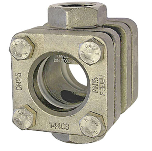 Ventanilla de observación para indicador de nivel - GS01 - NieRuf Gmbh - de hierro fundido / roscada