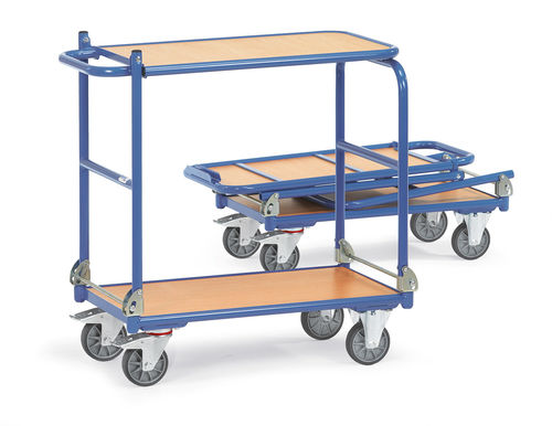 Carro de transporte - 1140,1141 - fetra - de acero / 2 niveles / para plataforma