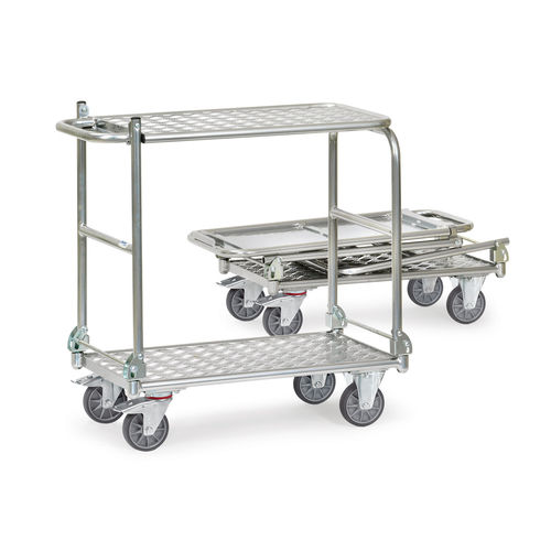 Carro de transporte - 1180,1181 - fetra - de aluminio / 2 niveles / multifuncional