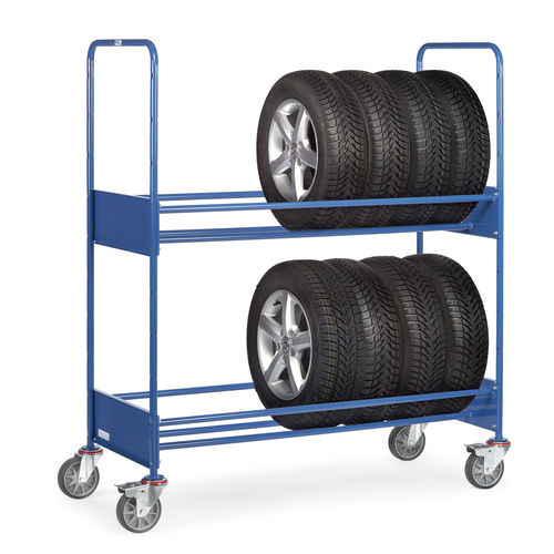 Carro de almacenamiento - 4586 - fetra - de acero / 2 niveles / para neumáticos