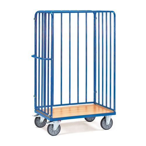 Roll-container para paquetes - 8381-1 - fetra - multiusos / con estantes / de 3 paneles