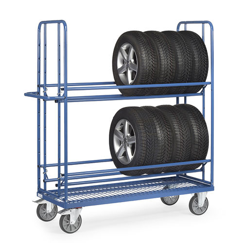 Carro de almacenamiento - 4596 - fetra - de acero / 2 niveles / para neumáticos