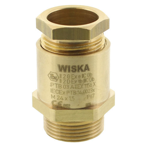 Prensaestopas antideflagrante - EX-KVM-Z - WISKA Hoppmann GmbH - de latón / IP66 / IP67