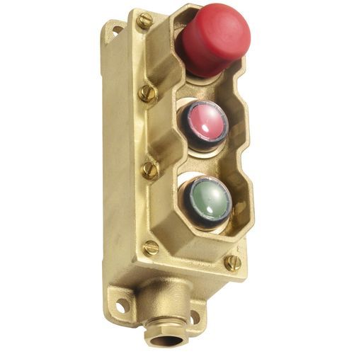 Botón pulsador táctil - 3720 series - WISKA Hoppmann GmbH - de parada de emergencia / estanco / reforzado