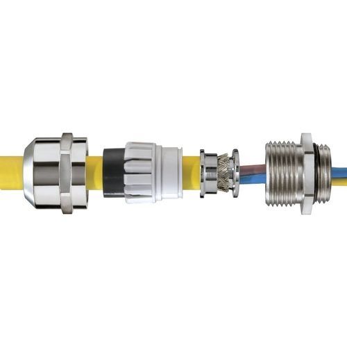 Prensaestopas de poliamida - ESSKV EMV-Z series - WISKA Hoppmann GmbH - de acero inoxidable / de latón / con blindaje CEM