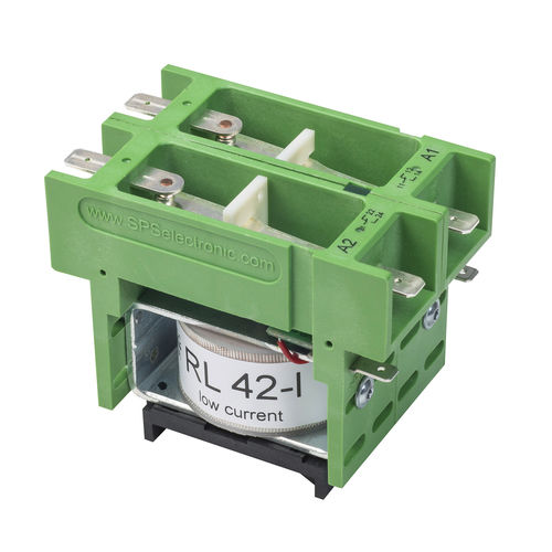Relé electromecánico de alta tensión - RL 42-l - SPS electronic GmbH - 24 Vcc / conexión por Faston / de alta frecuencia