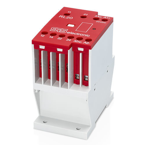 Relé electromecánico de alta tensión - RL 20 - SPS electronic GmbH - 24 Vcc / 2NA/NC / en riel DIN