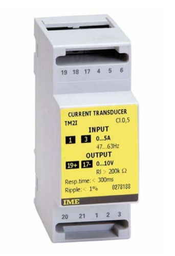 Transductor de corriente en riel DIN -  Tema I - IME Spa - AC