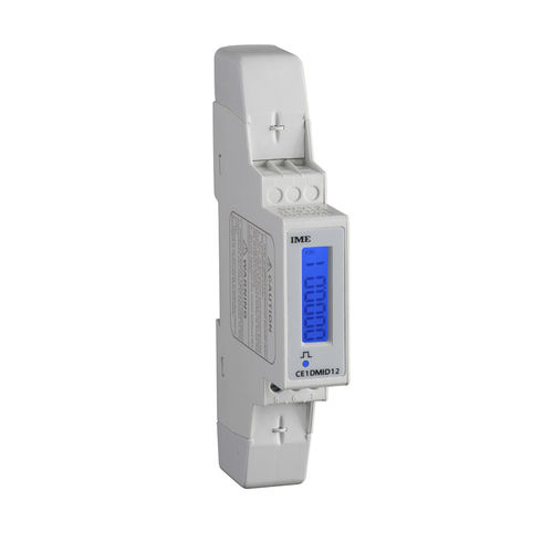 Contador de energía eléctrica monofásico - Conto D1 MID - IME Spa - en riel DIN / certificado MID / salida de impulsos