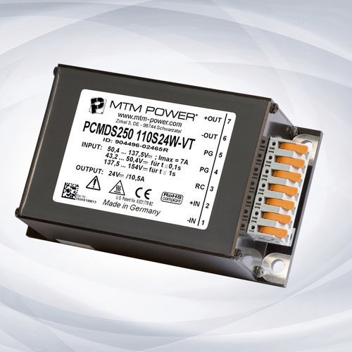 Convertidor DC/DC montado sobre bastidor - PCMDS250 Series - MTM Power Messtechnik Mellenbach GmbH - de salida simple / con amplia gama de entrada / CE