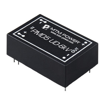 Convertidor DC/DC rango de intensidades de entrada 4:1 - PMD5 48D1 series - MTM Power Messtechnik Mellenbach GmbH - de dos salidas