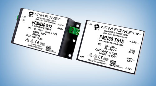 Alimentación eléctrica montada sobre bastidor - PCMN30 S05 - MTM Power Messtechnik Mellenbach GmbH - AC/DC / de salida simple / CE