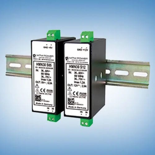 Alimentación eléctrica en riel DIN - HMN30 S05 - MTM Power Messtechnik Mellenbach GmbH - AC/DC / de salida simple / CE