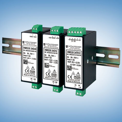 Alimentación eléctrica en riel DIN - HMG30 24S05 - MTM Power Messtechnik Mellenbach GmbH - DC/DC / de salida simple / CE