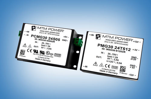 Convertidor DC/DC aislado - PCMG30 24S05 - MTM Power Messtechnik Mellenbach GmbH - de circuitos impresos / montado sobre bastidor / industrial