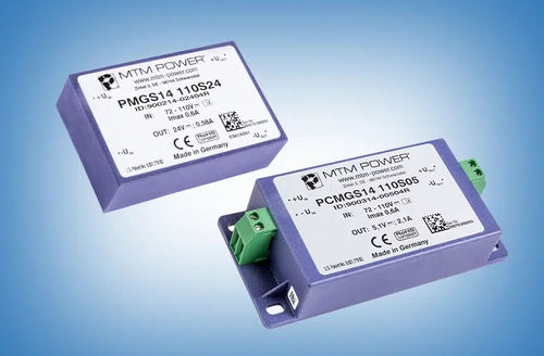 Convertidor DC/DC de circuitos impresos - PCMGS14 110S05 - MTM Power Messtechnik Mellenbach GmbH - montado sobre bastidor / de vehículo / para aplicaciones ferroviarias