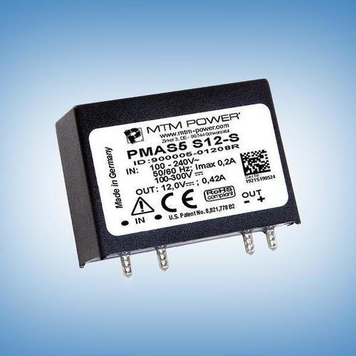 Alimentación eléctrica para circuito impreso - PMAS5 S15-S - MTM Power Messtechnik Mellenbach GmbH - AC/DC / de salida simple / CE
