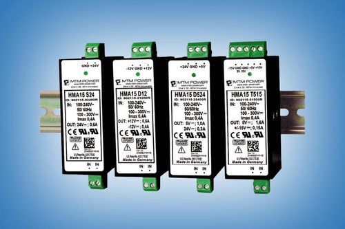 Alimentación eléctrica en riel DIN - HMA15 D524 - MTM Power Messtechnik Mellenbach GmbH - AC/DC / de dos salidas / CE