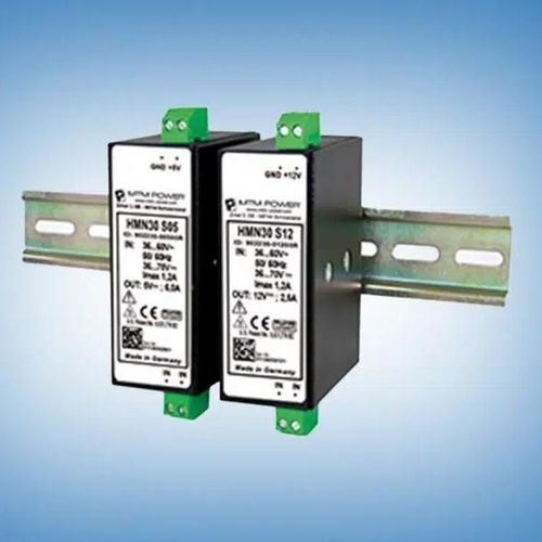 Alimentación eléctrica en riel DIN - HMN30 S12 - MTM Power Messtechnik Mellenbach GmbH - AC/DC / de salida simple / CE