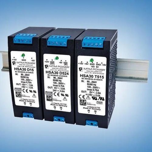 Alimentación eléctrica en riel DIN - HSA30 D15 - MTM Power Messtechnik Mellenbach GmbH - AC/DC / de dos salidas / CE