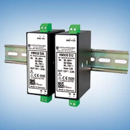 Alimentación eléctrica en riel DIN - HMN30 S24 - MTM Power Messtechnik Mellenbach GmbH - AC/DC / de salida simple / CE