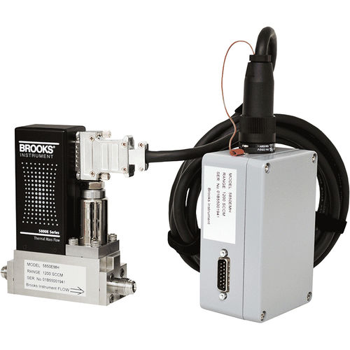 Regulador de caudal másico - 5850EMH  - Brooks Instrument - para gas / de acero inoxidable / analógico