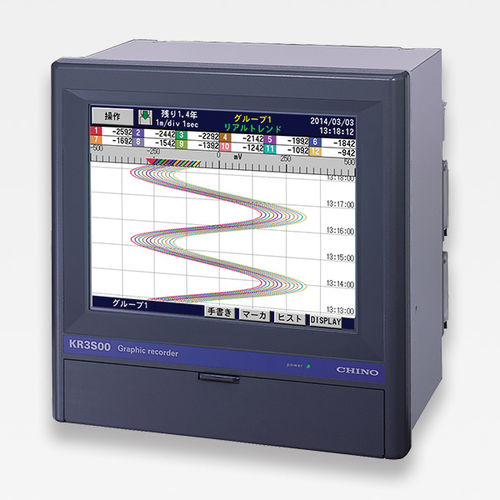 Registrador sin papel - KR3S00 Series - CHINO CORPORATION - universal / USB / empotrable