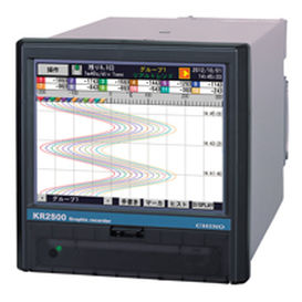 Registrador con visualizador gráfico LCD - KR2S00 Series  - CHINO CORPORATION - sin papel / digital / de eventos
