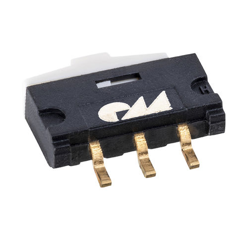Interruptor de corredera - SR254SR - PTR HARTMANN GmbH - 2 polos / robusto / SMD