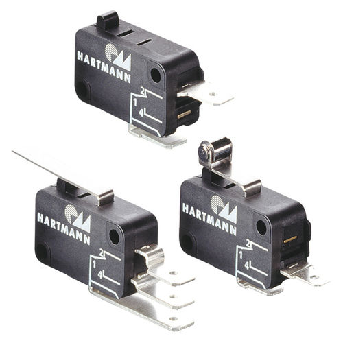 Interruptor micro - MAB1 - PTR HARTMANN GmbH - de muelle / unipolar / para actuador