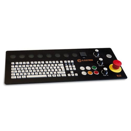 Teclado empotrable - KL22  - D.Electron - de tecla mecánica / 105 teclas / USB