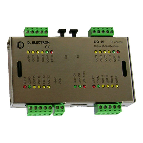 Módulo de E/S digital - D series - D.Electron - analógico / distribuido / en riel DIN