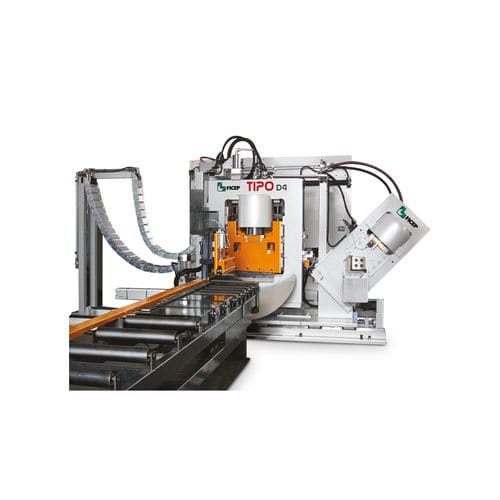 Línea de punzonado para CNC - TIPO D4 - FICEP - hidráulica / para perfiles planos / de cizallado