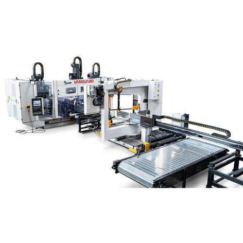 Línea de taladrado CNC - VANGUARD  - FICEP - para perfiles estructurales / para vigas / con 3 husillos