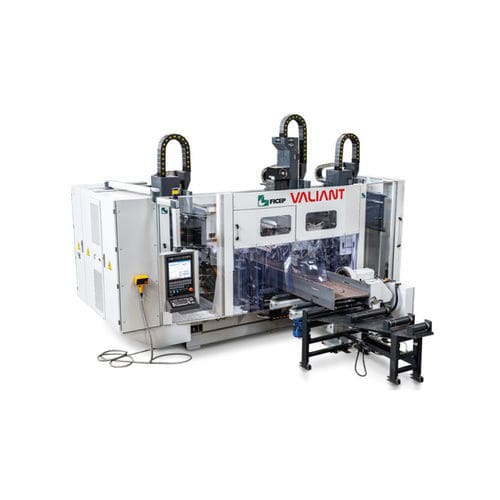 Línea de taladrado CNC - VALIANT  - FICEP - para perfiles estructurales / para vigas / con 3 husillos
